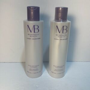 2 x Cindy Crawford Meaningful Beauty Skin Softening Cleanser 6 fl. oz. NEW